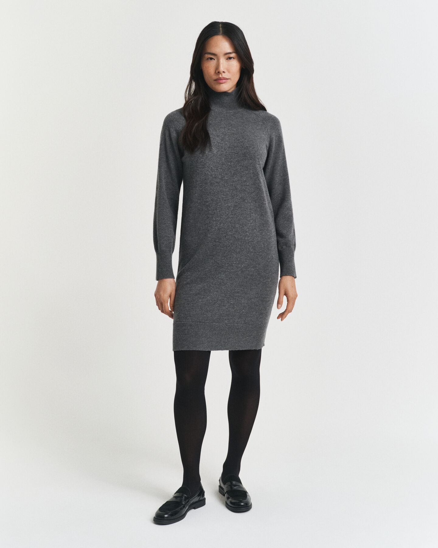 Robe en maille de laine d'agneau ultrafine