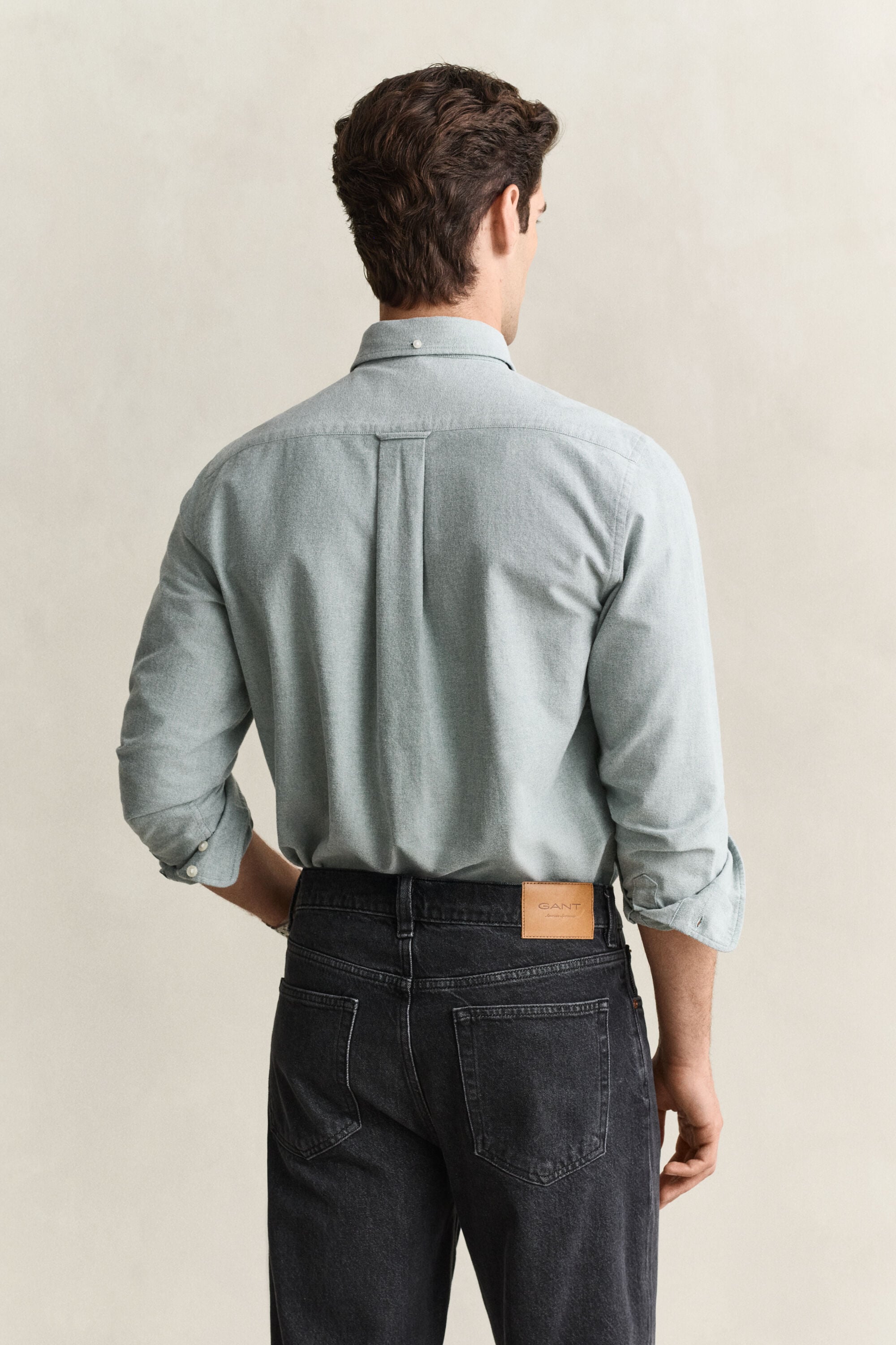 Chemise en coton Oxford brossé