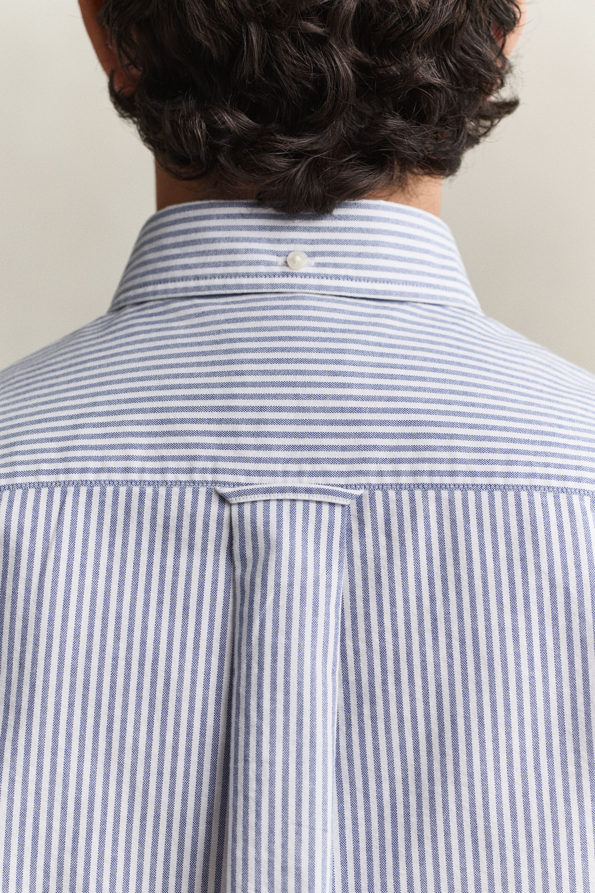 Chemise en coton Oxford regular classique à rayures