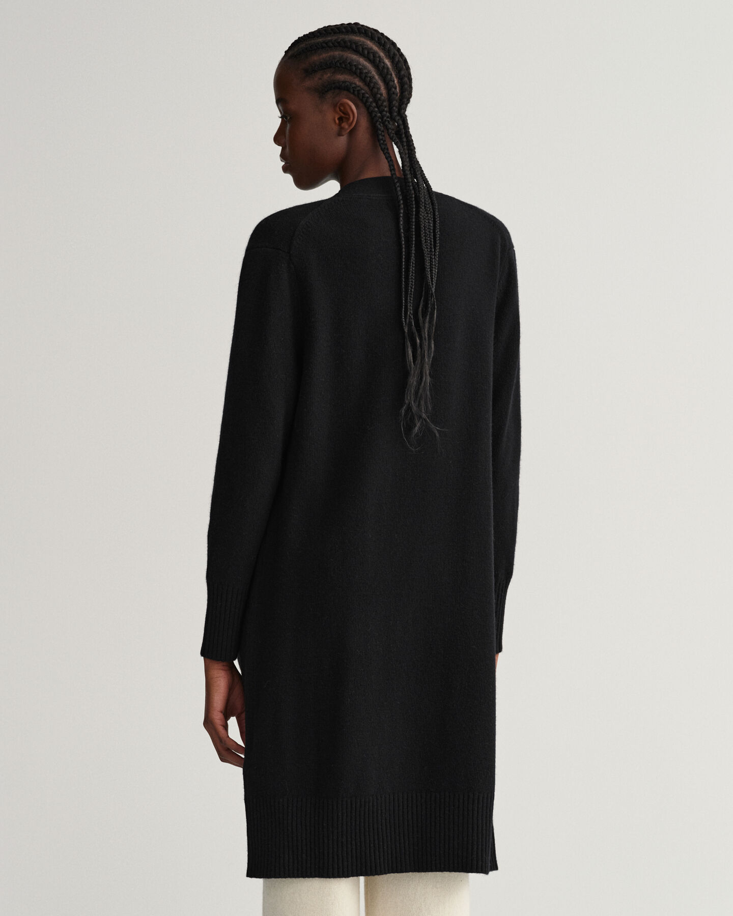 Cardigan long en laine