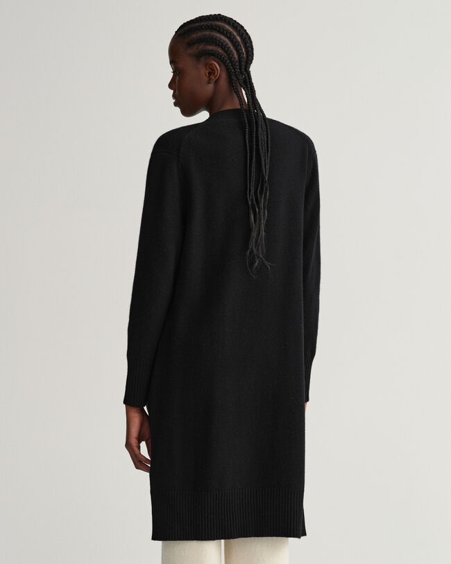 Cardigan long en laine