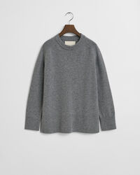 Pull col rond en laine et cachemire doux