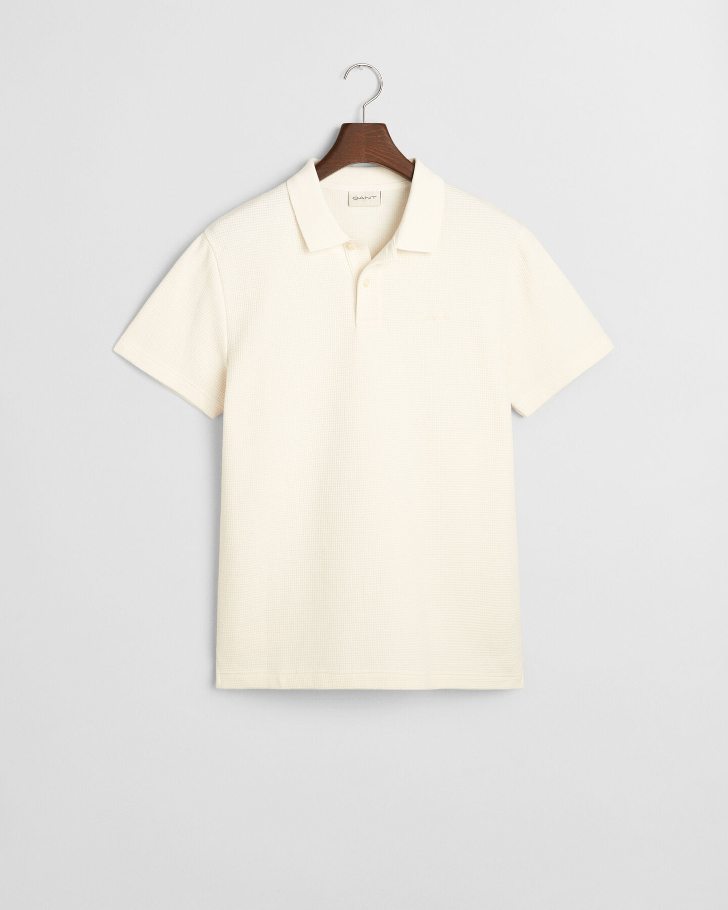 Polo &agrave; texture gaufr&eacute;e