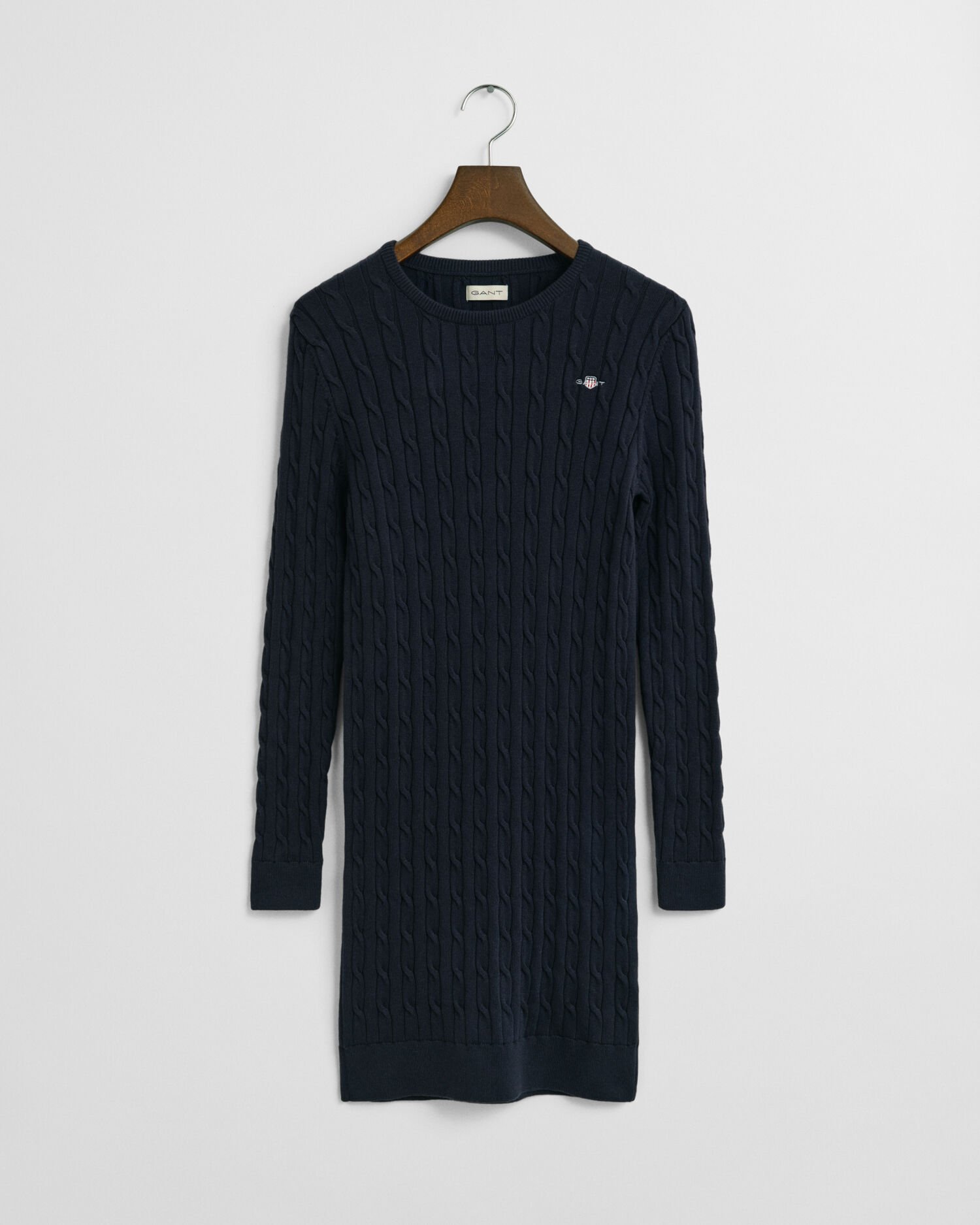 Robe en maille de coton stretch à torsades Ado Fille