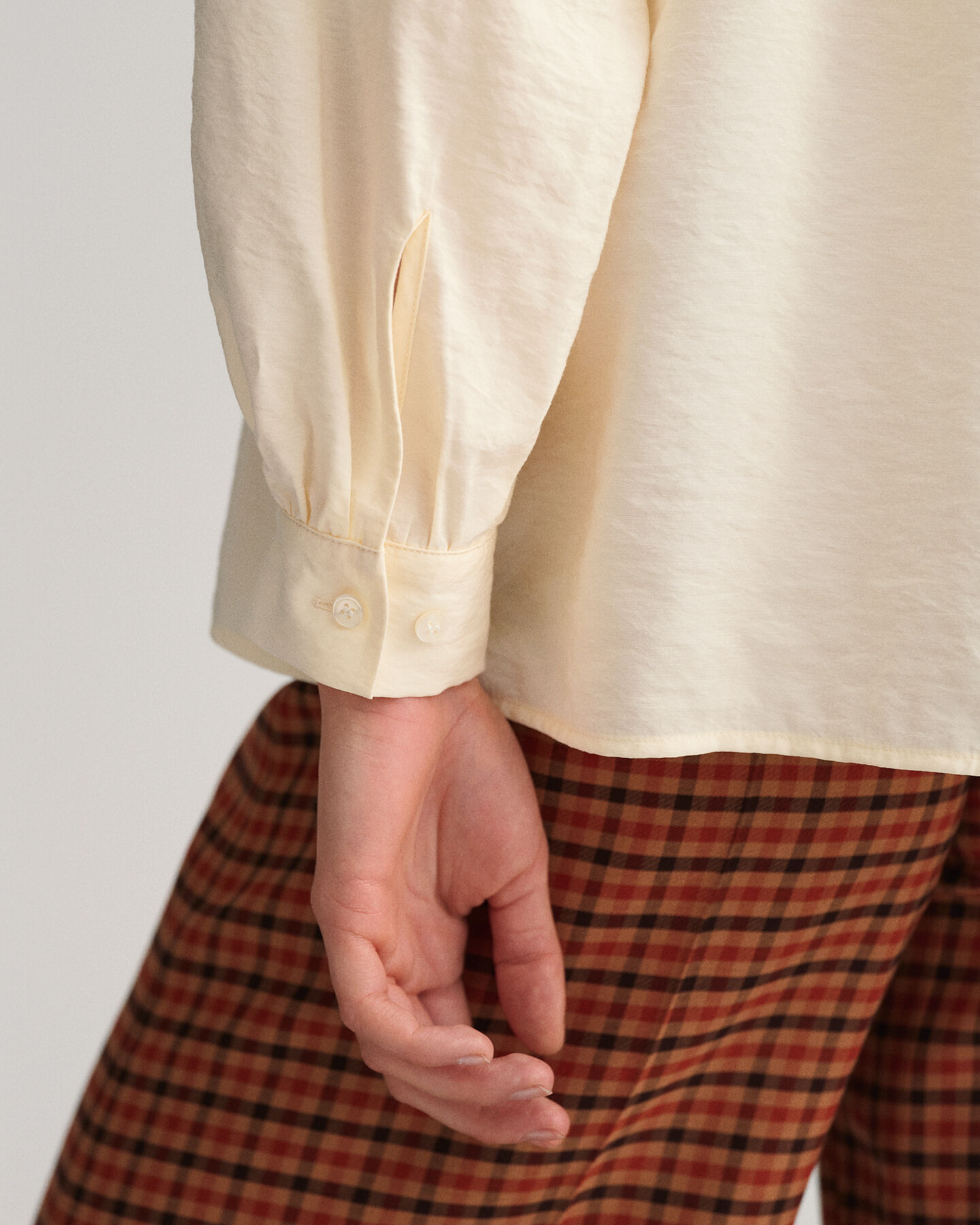 Chemisier à col droit