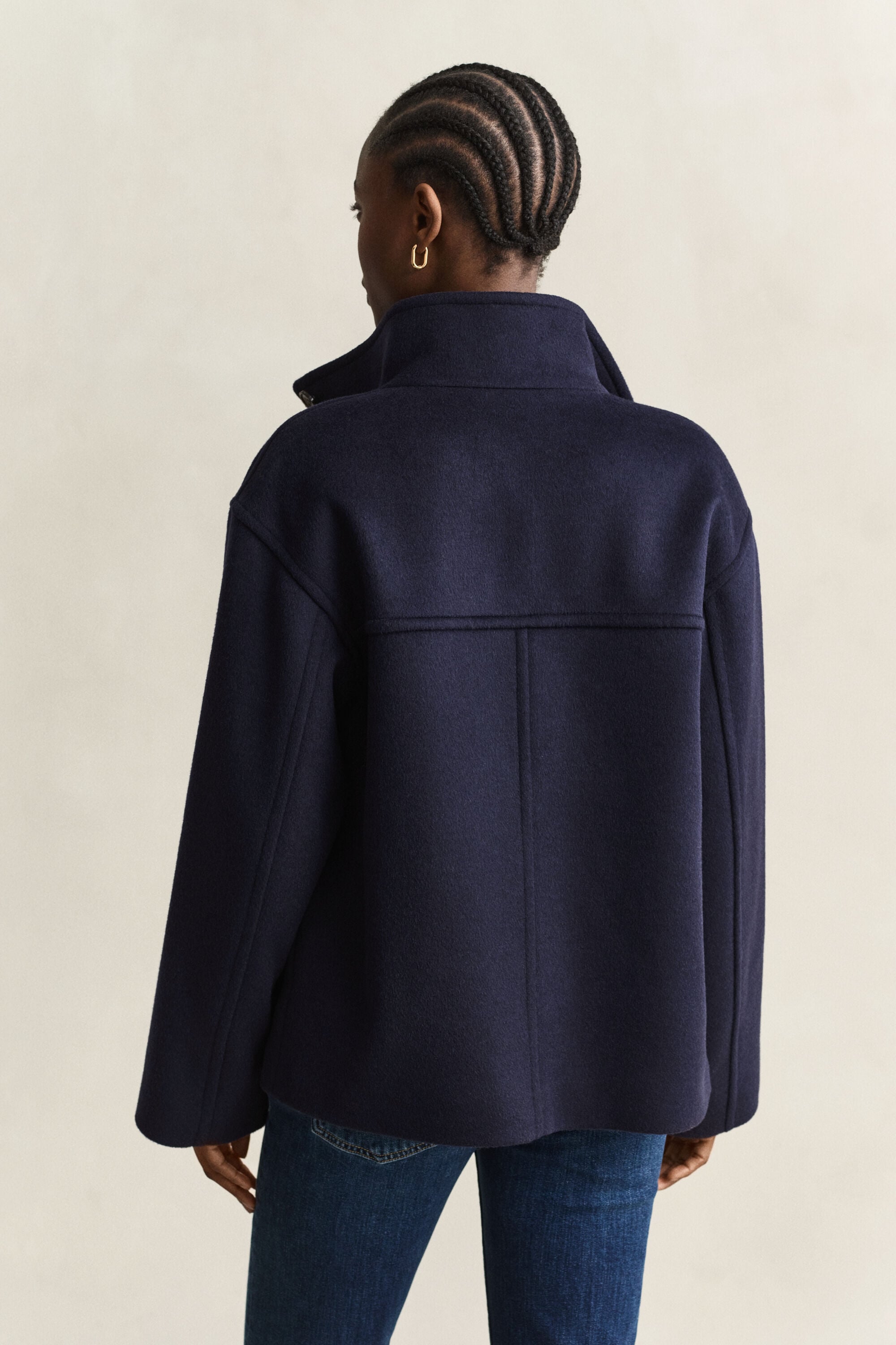 Veste en laine mélangée