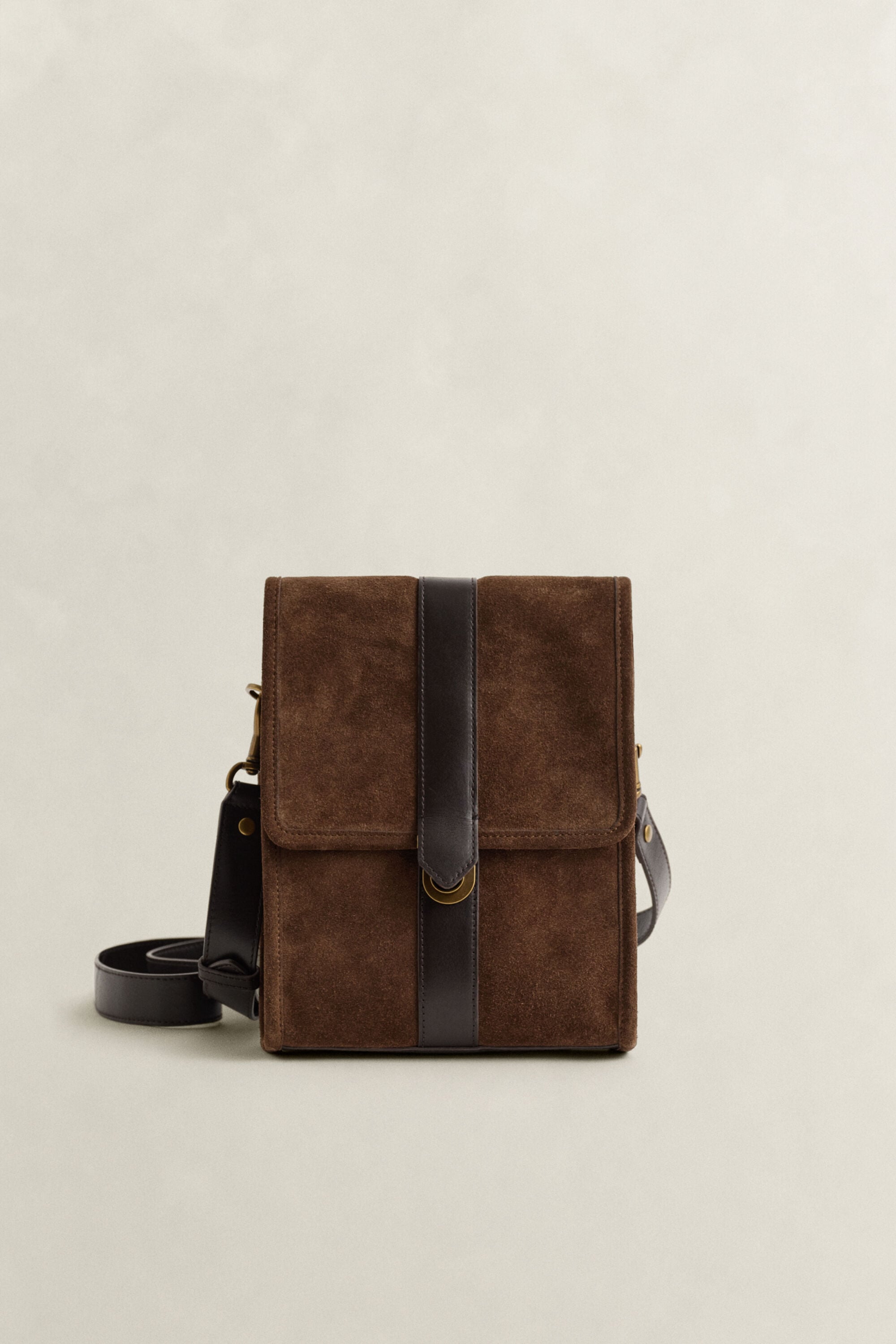 Sac à bandoulière en daim