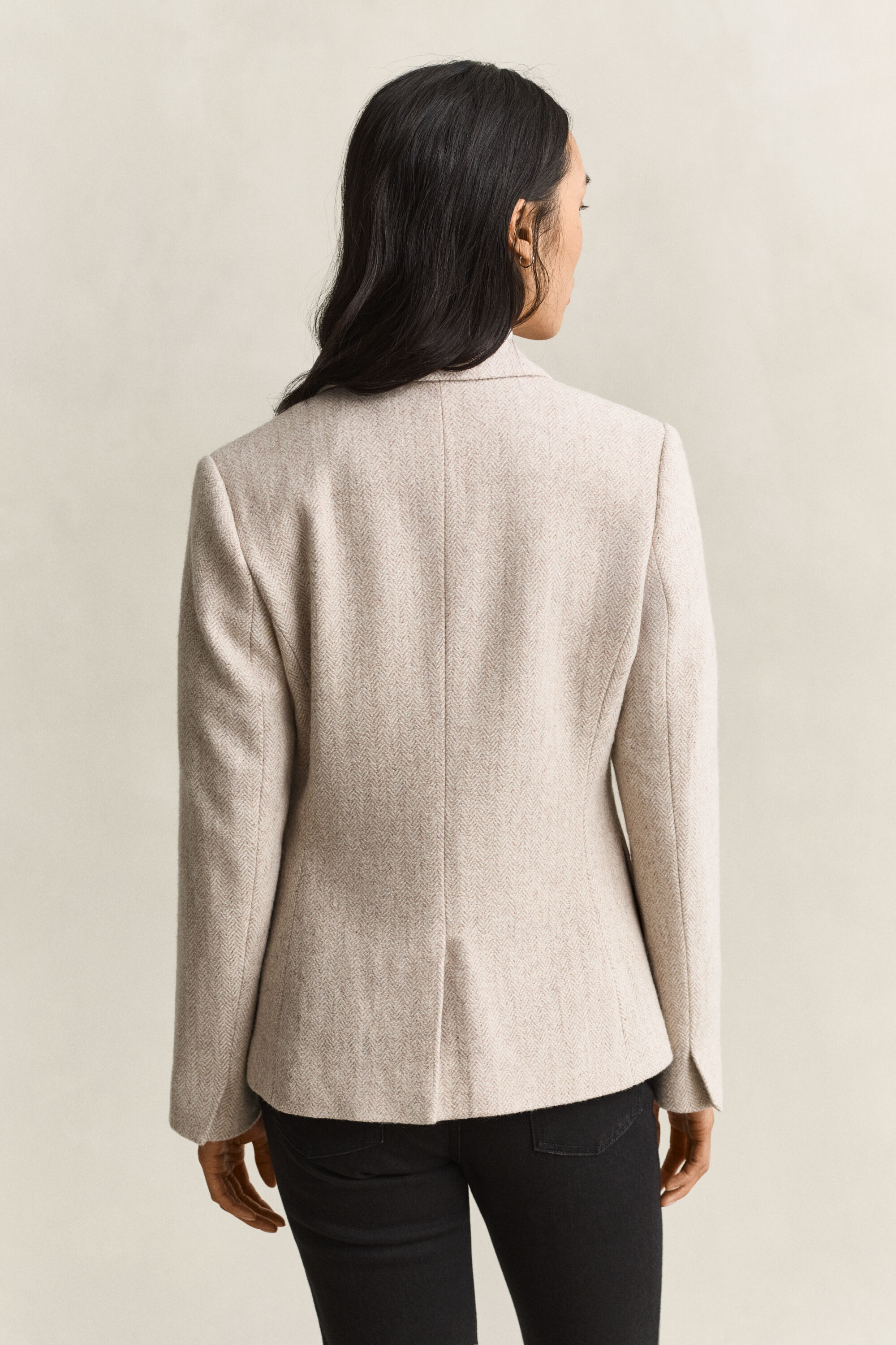 Veste blazer à chevrons