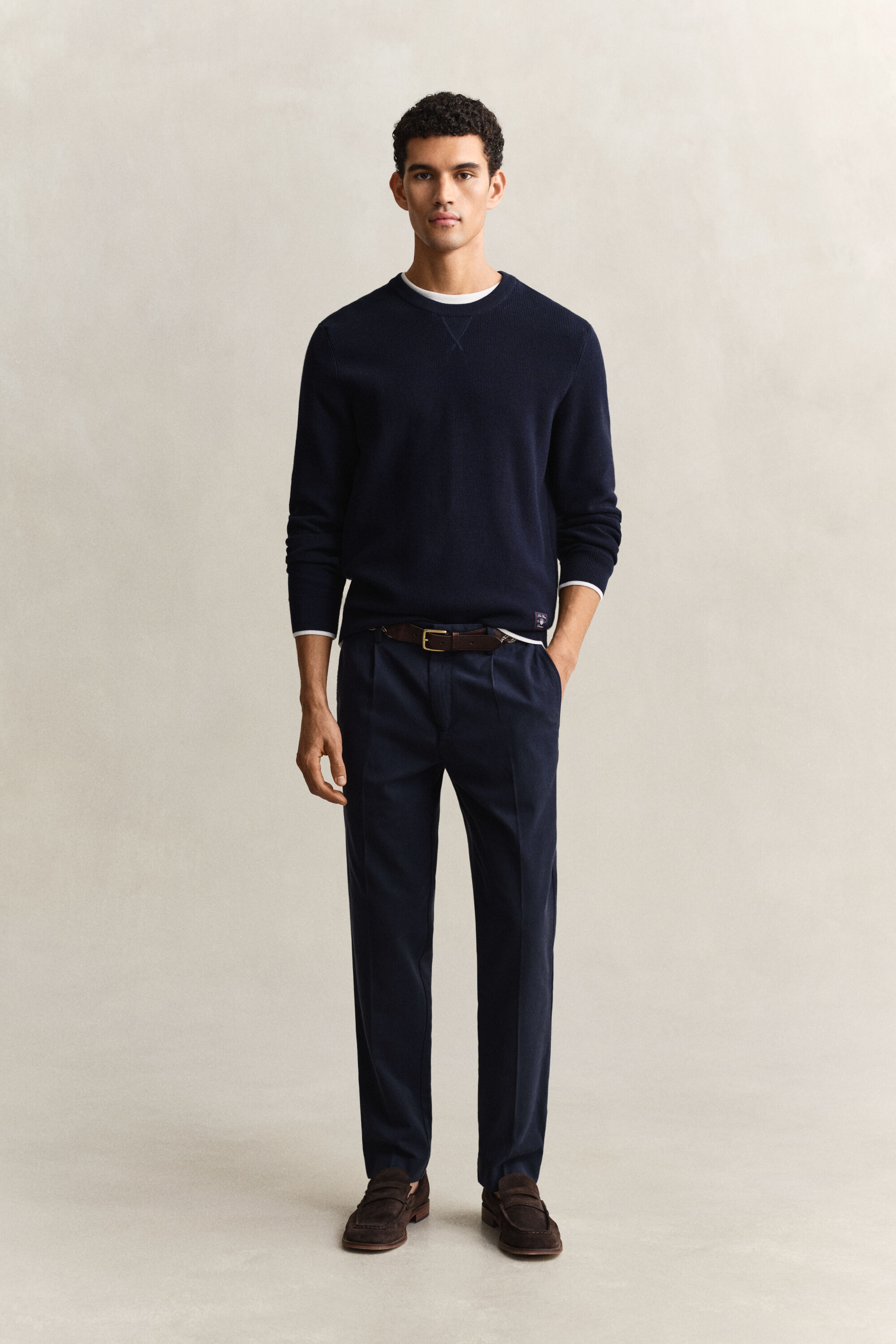 Pantalon en lyocell mélangé