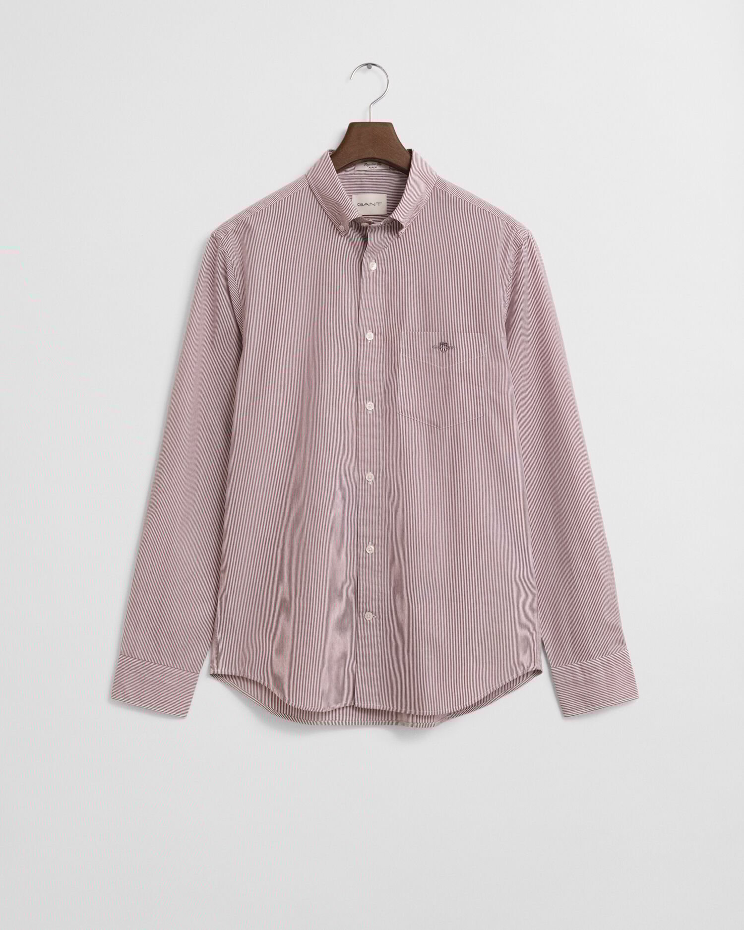 Chemise en popeline classique à rayures Banker