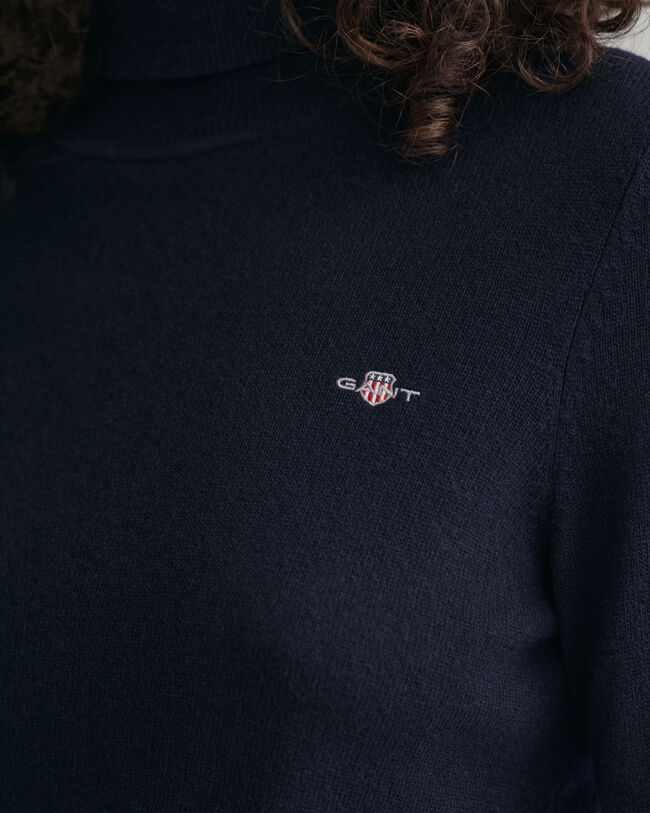 Pull col roul&eacute; extrafin