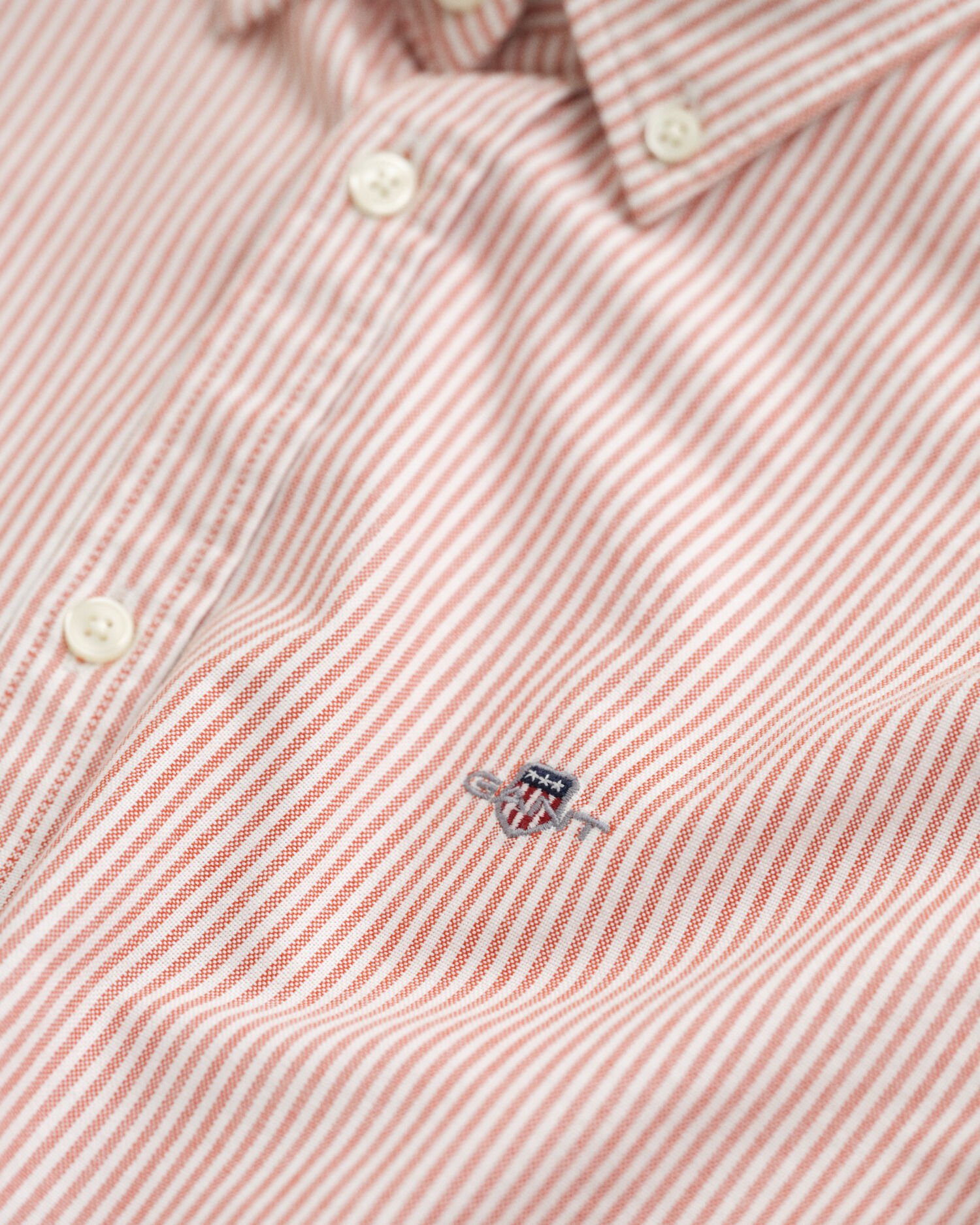 Chemise en coton Oxford à rayures Ado