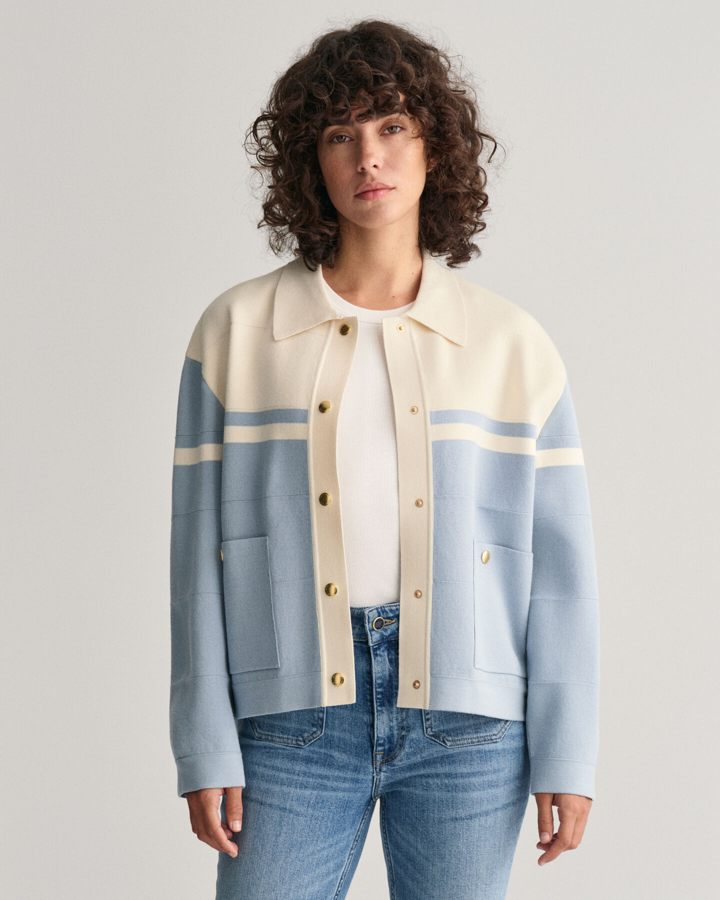 Cardigan Color Blocked