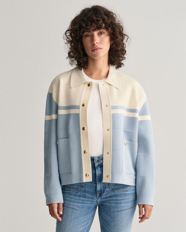 Cardigan Color Blocked