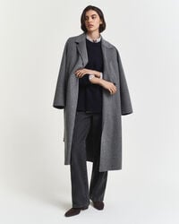 Pull col rond en laine et cachemire doux