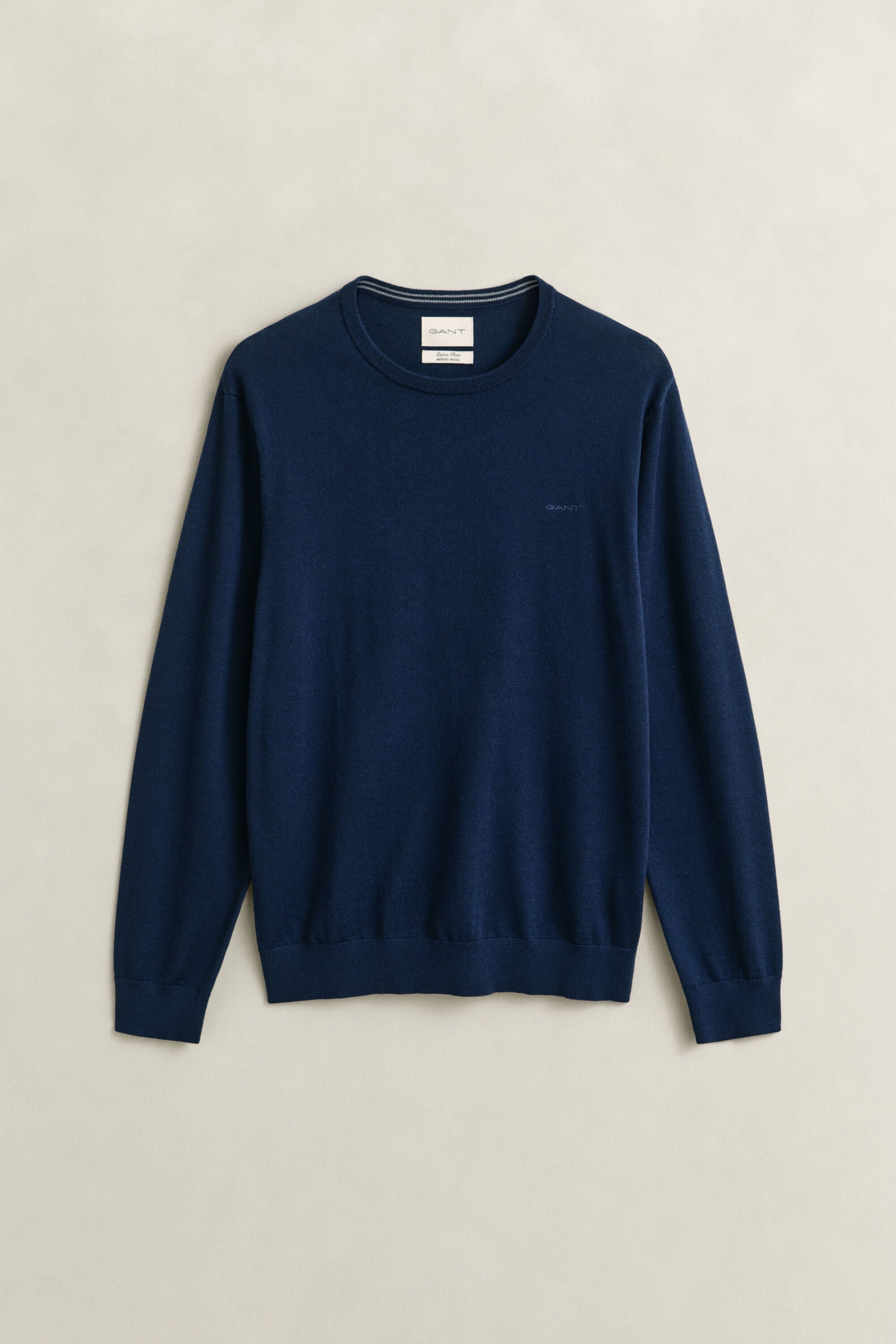 Pull col rond en laine mérinos
