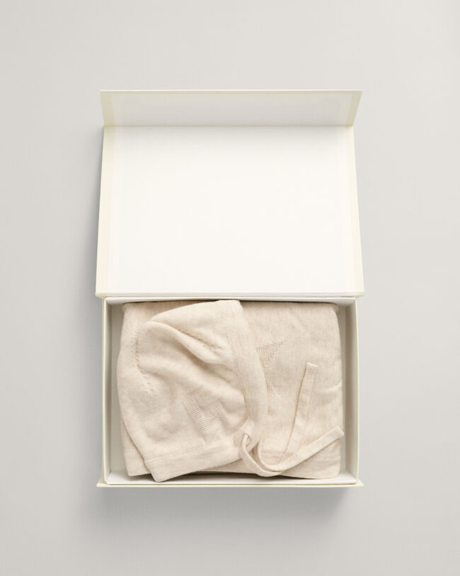 Coffret cadeau couverture et bonnet Baby