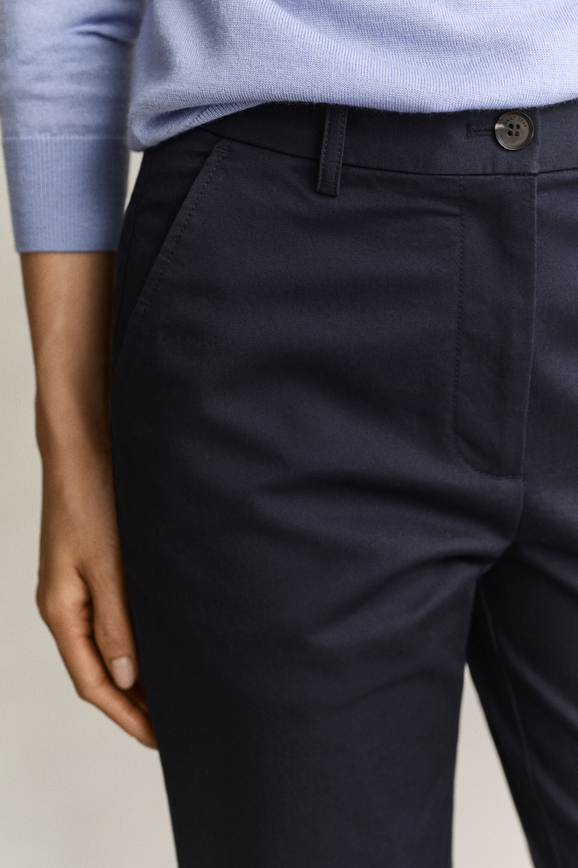 Pantalon chino slim classique