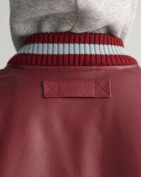 Veste en cuir GANT Varsity Jacket
