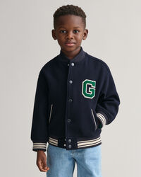 Veste Varsity de GANT en laine Kids