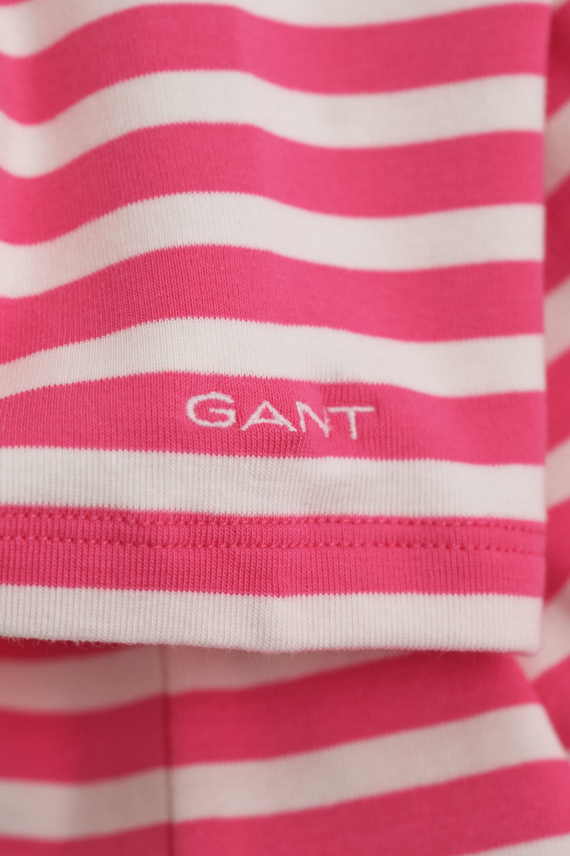 T-shirt à rayures côtelé