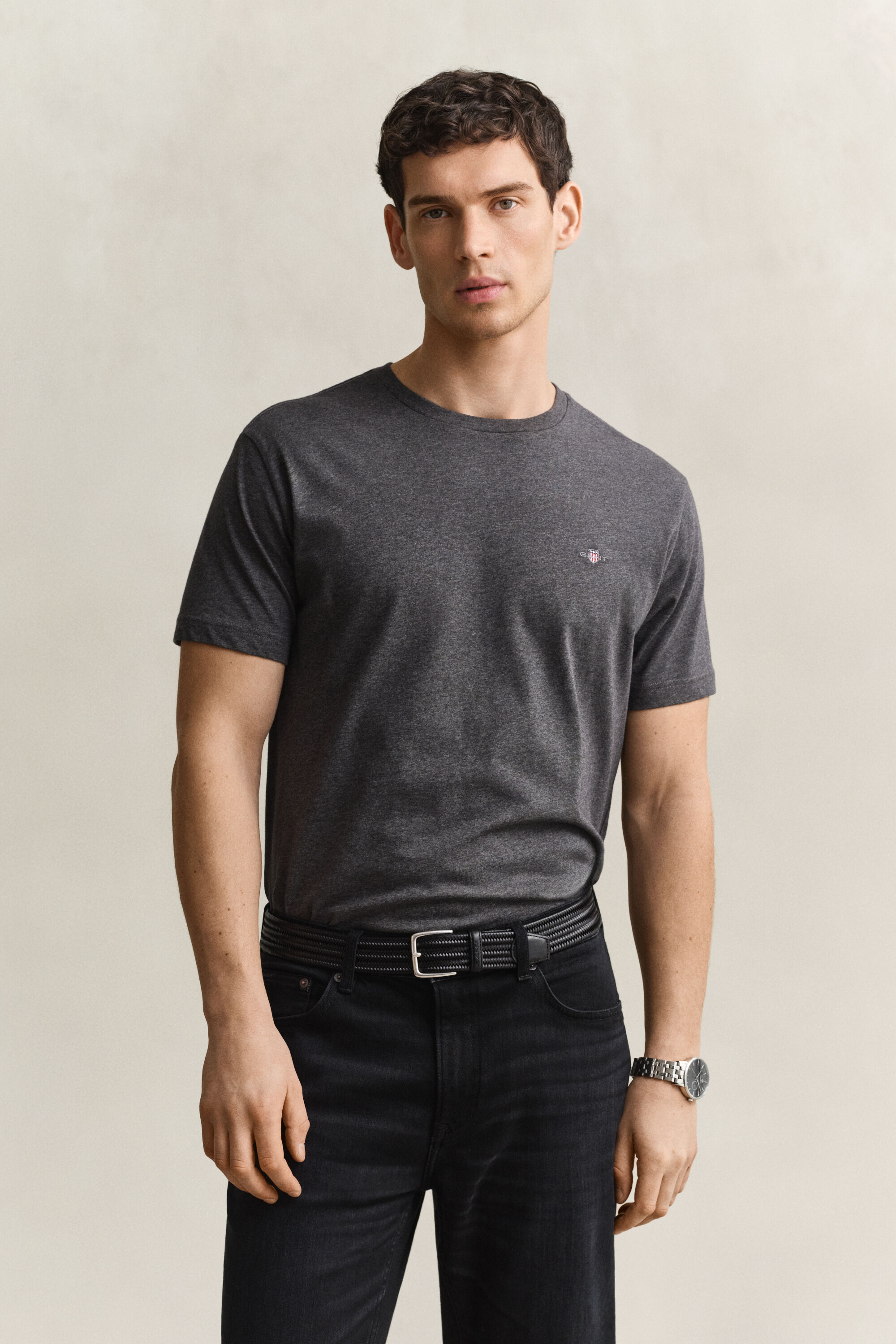 T-shirt regular avec écusson