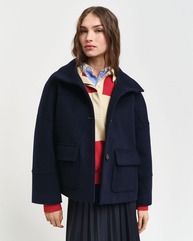 Veste courte en laine