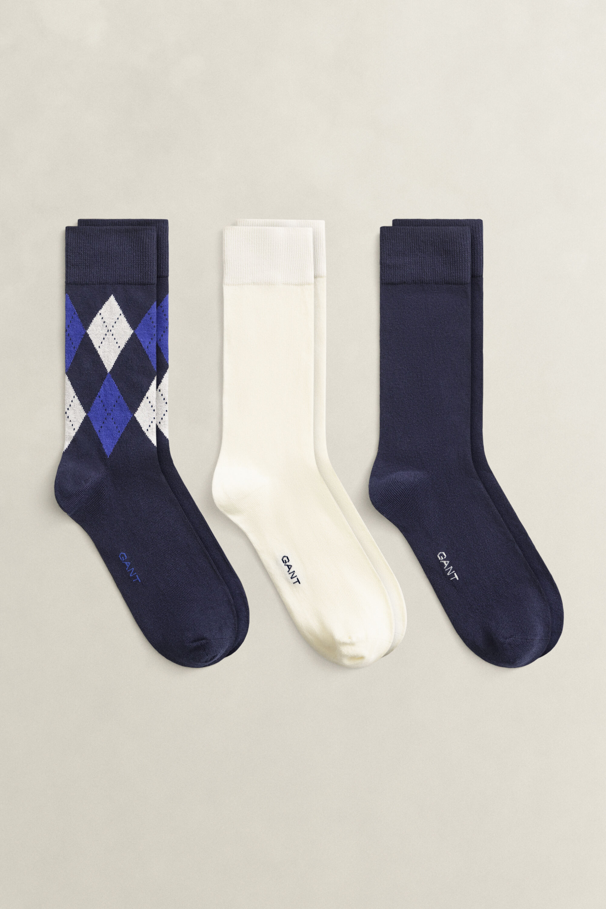Lot de 3 paires de chaussettes Argyle