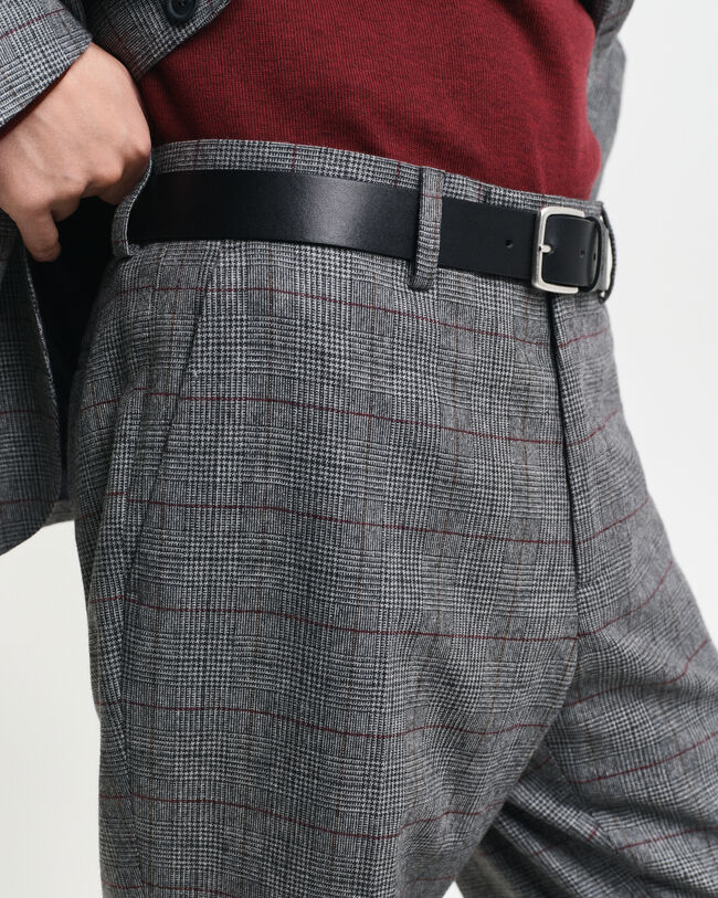 Pantalon de costume slim fit à carreaux