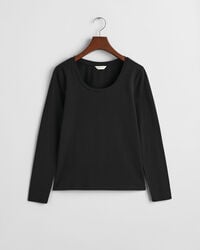 Haut à encolure dégagée et manches longues