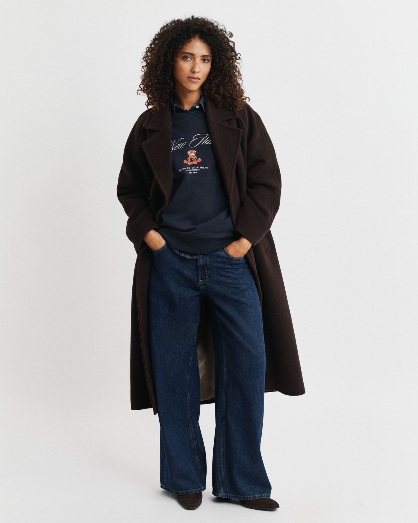 Sweat-shirt col rond Crest Graphic