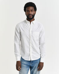 Chemise regular fit en coton Oxford teinte en pièce Archive