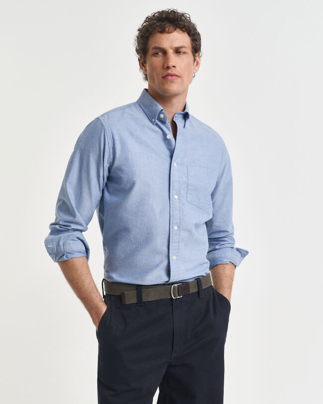 Chemise coupe regular en coton Oxford Archive