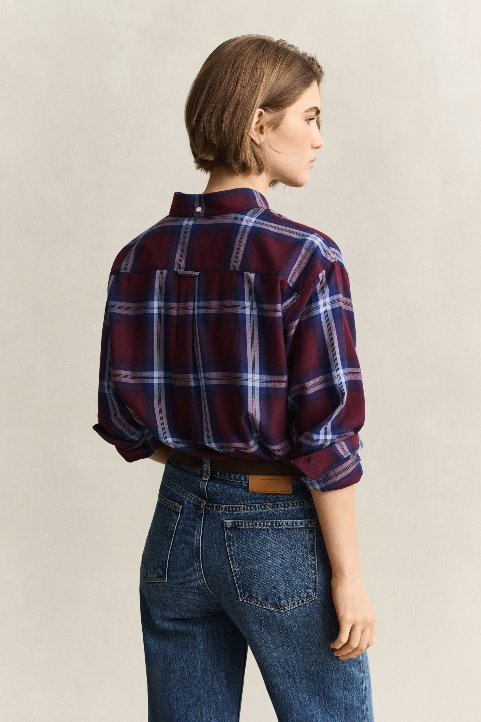 Chemise décontractée en flanelle