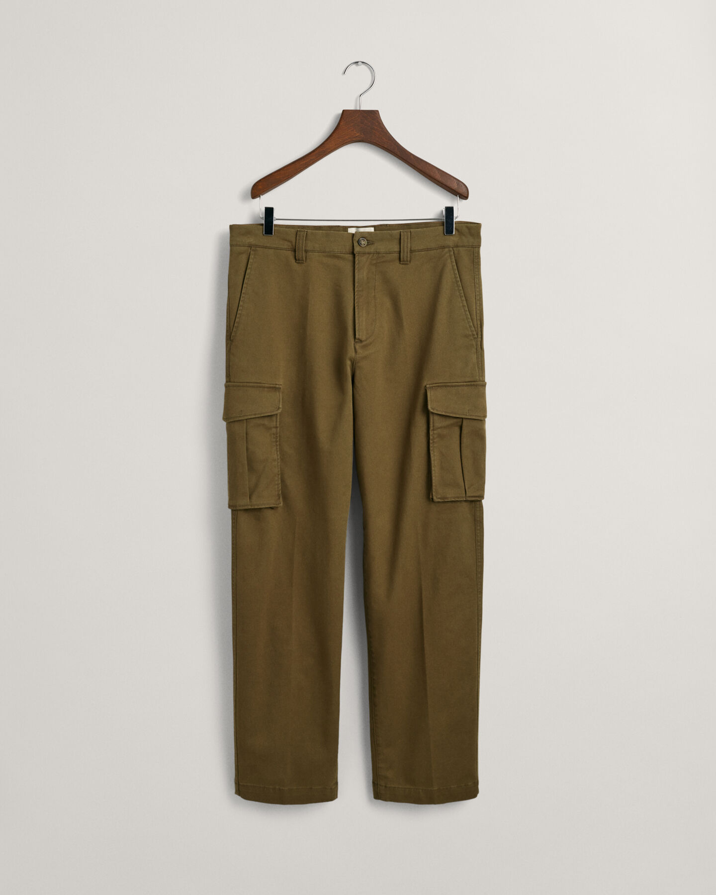Pantalon cargo en sergé
