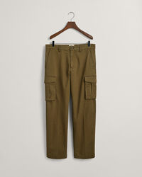 Pantalon cargo en sergé