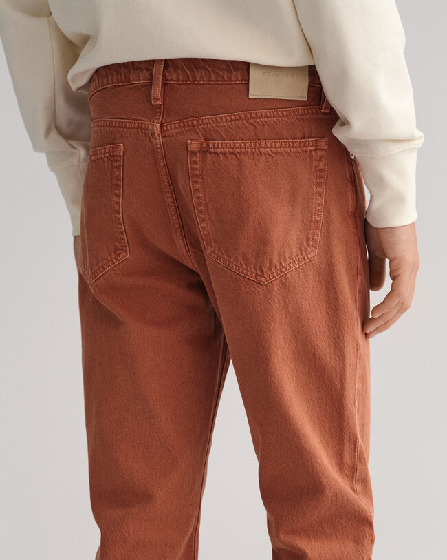 Jean color&eacute; regular fit Arley