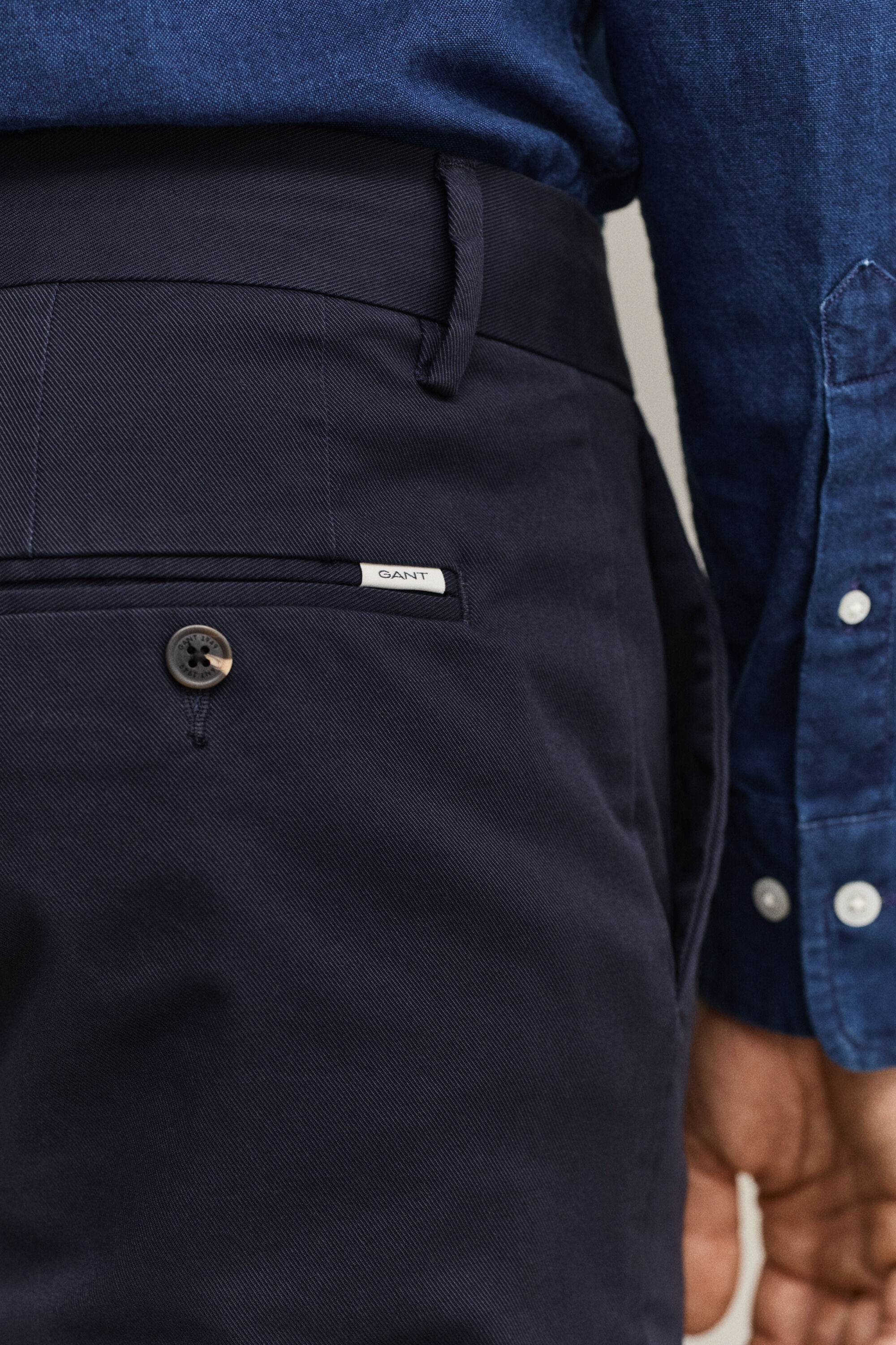Pantalon chino élégant coupe slim