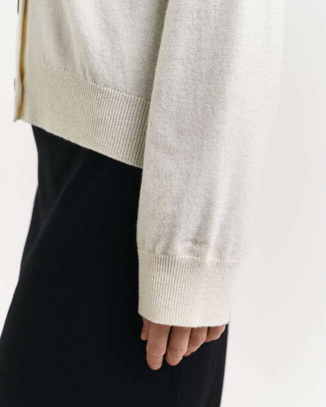 Cardigan en laine d'agneau ultrafine