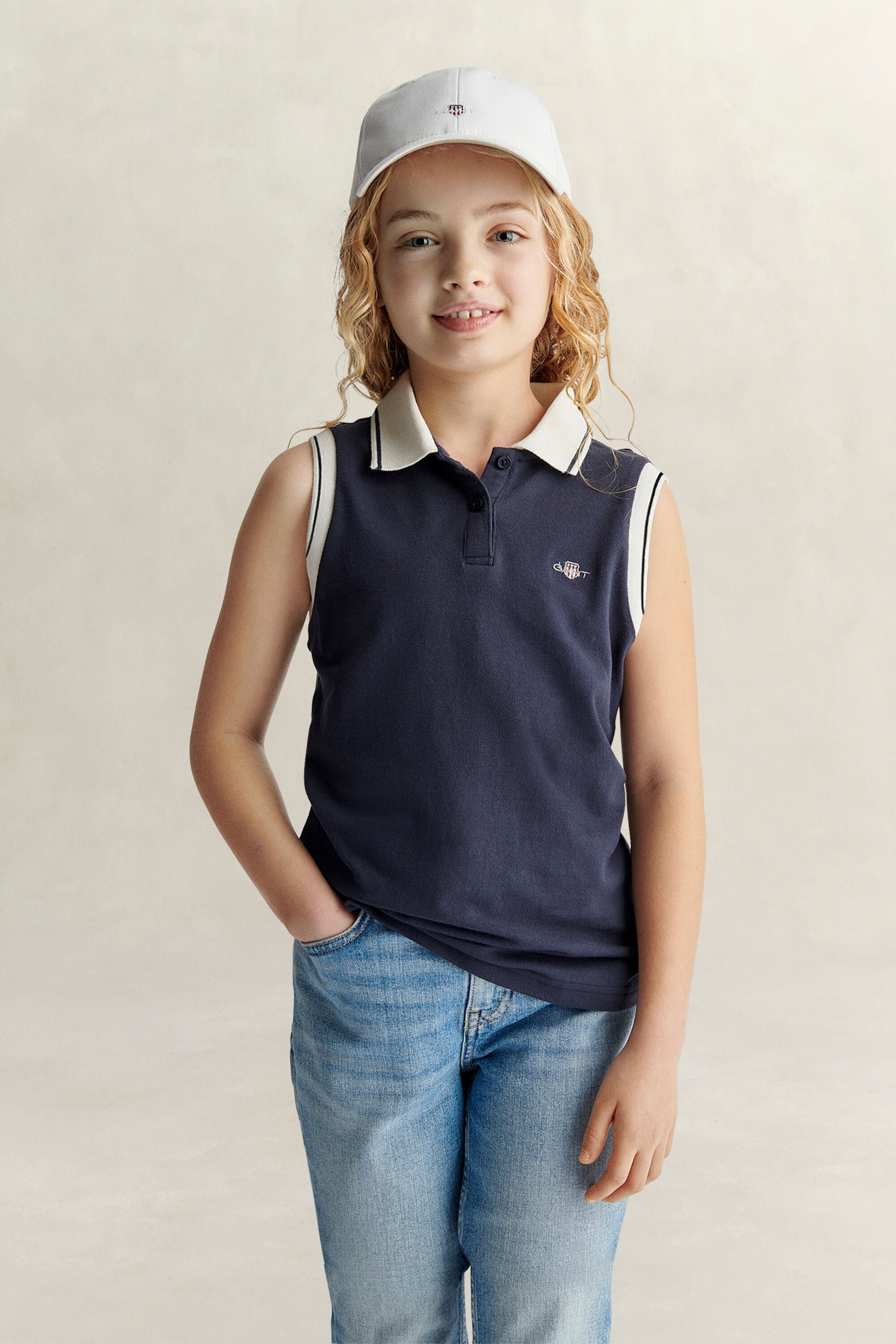 Polo sans manches Ado Fille