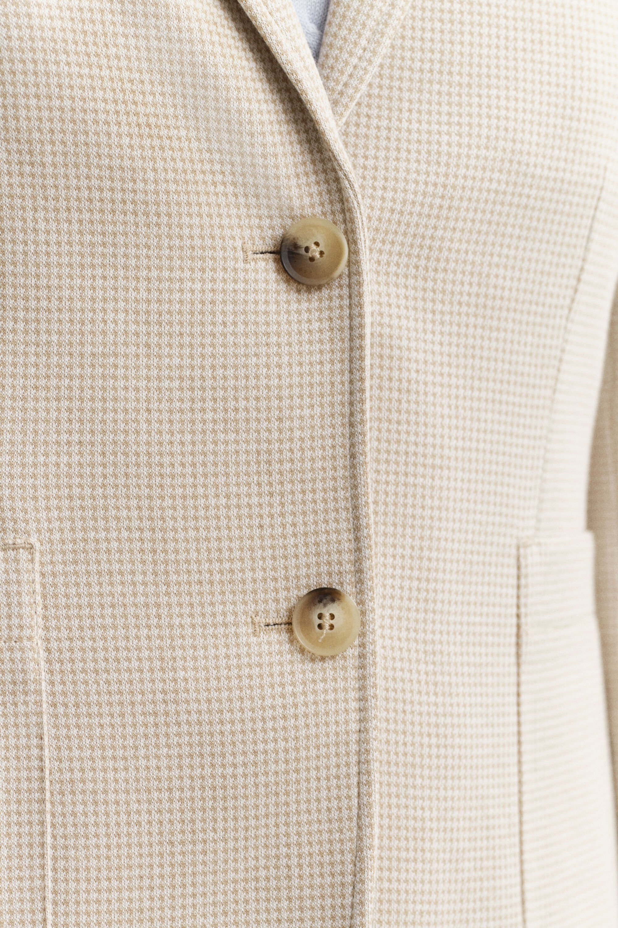 Veste blazer en piqué