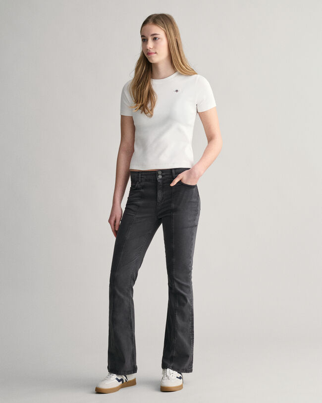 Pantalon stretch taille basse Bootcut Teen Girls