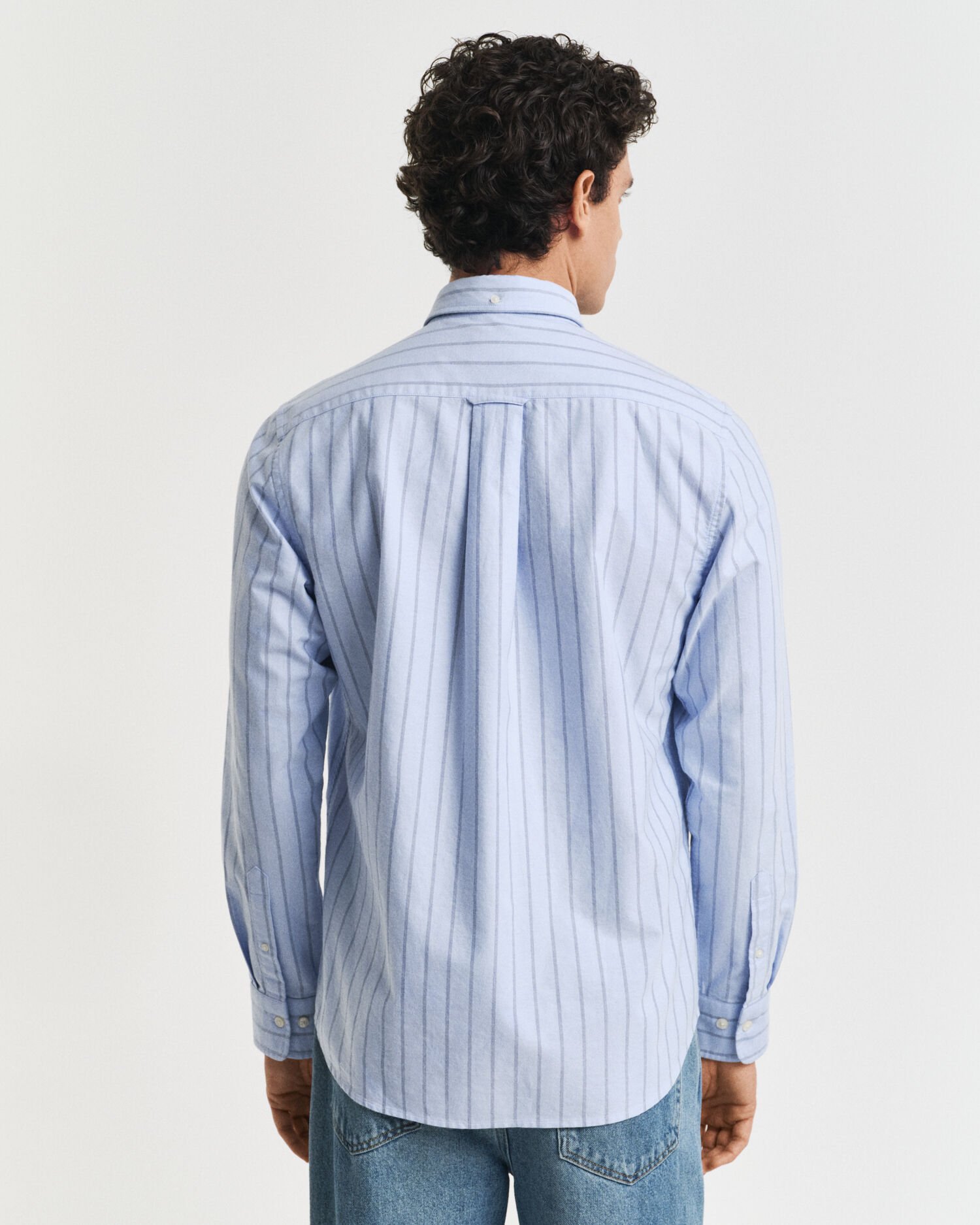 Chemise coupe regular en coton Oxford classique à rayures