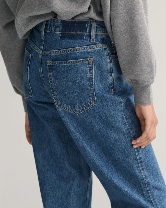 Jean relaxed fit &agrave; jambes droites