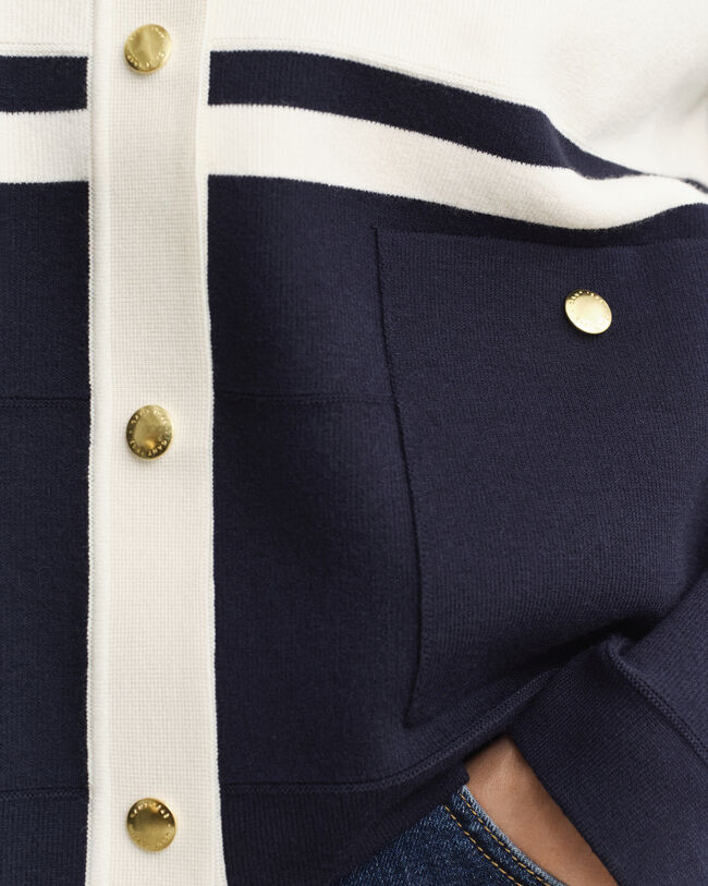 Cardigan Color Blocked