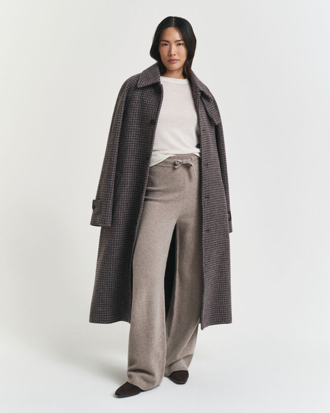 Pantalon en laine tricotée