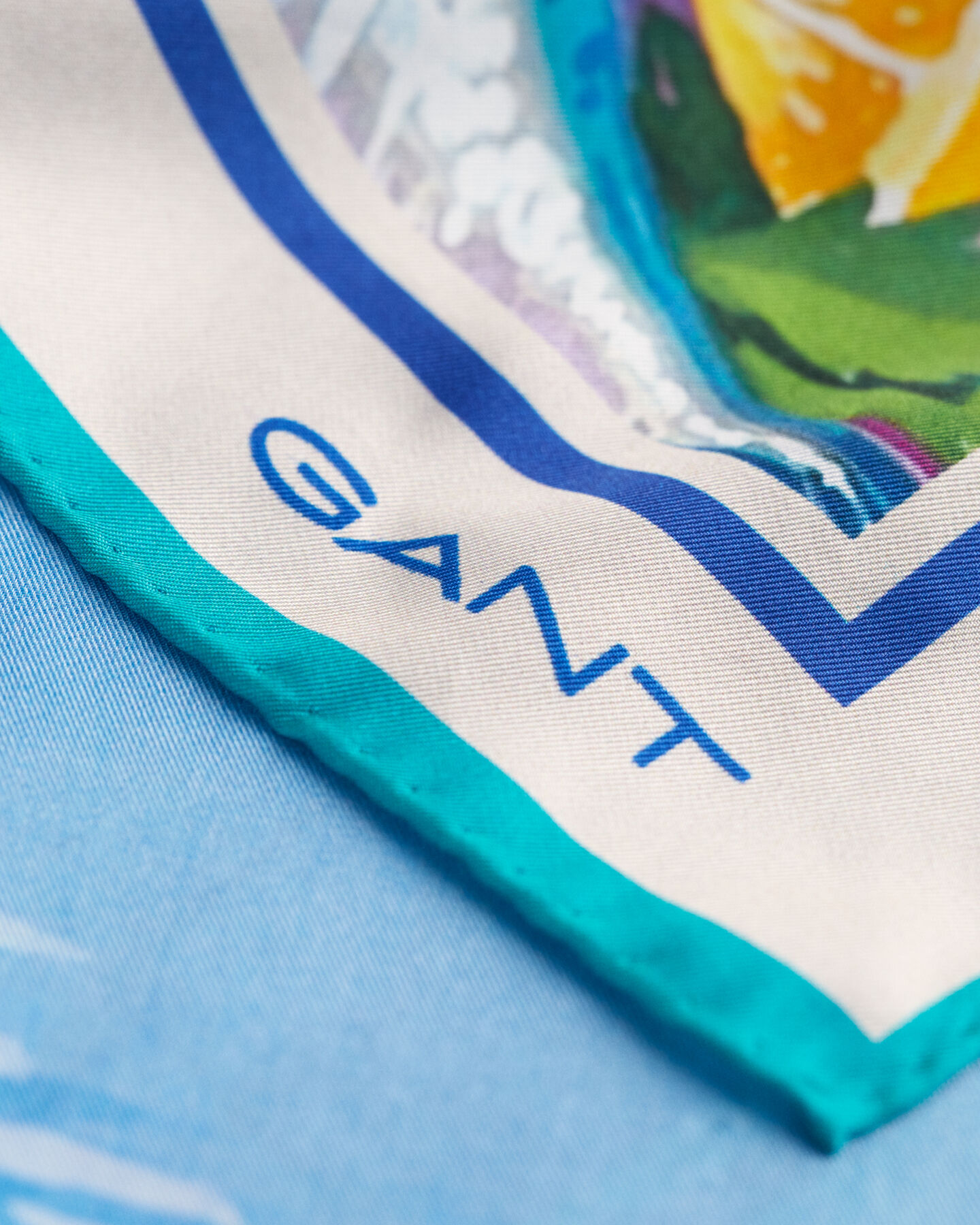 Foulard en soie Scenery Print