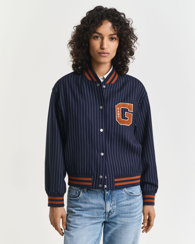 Veste Varsity de GANT à rayures tennis