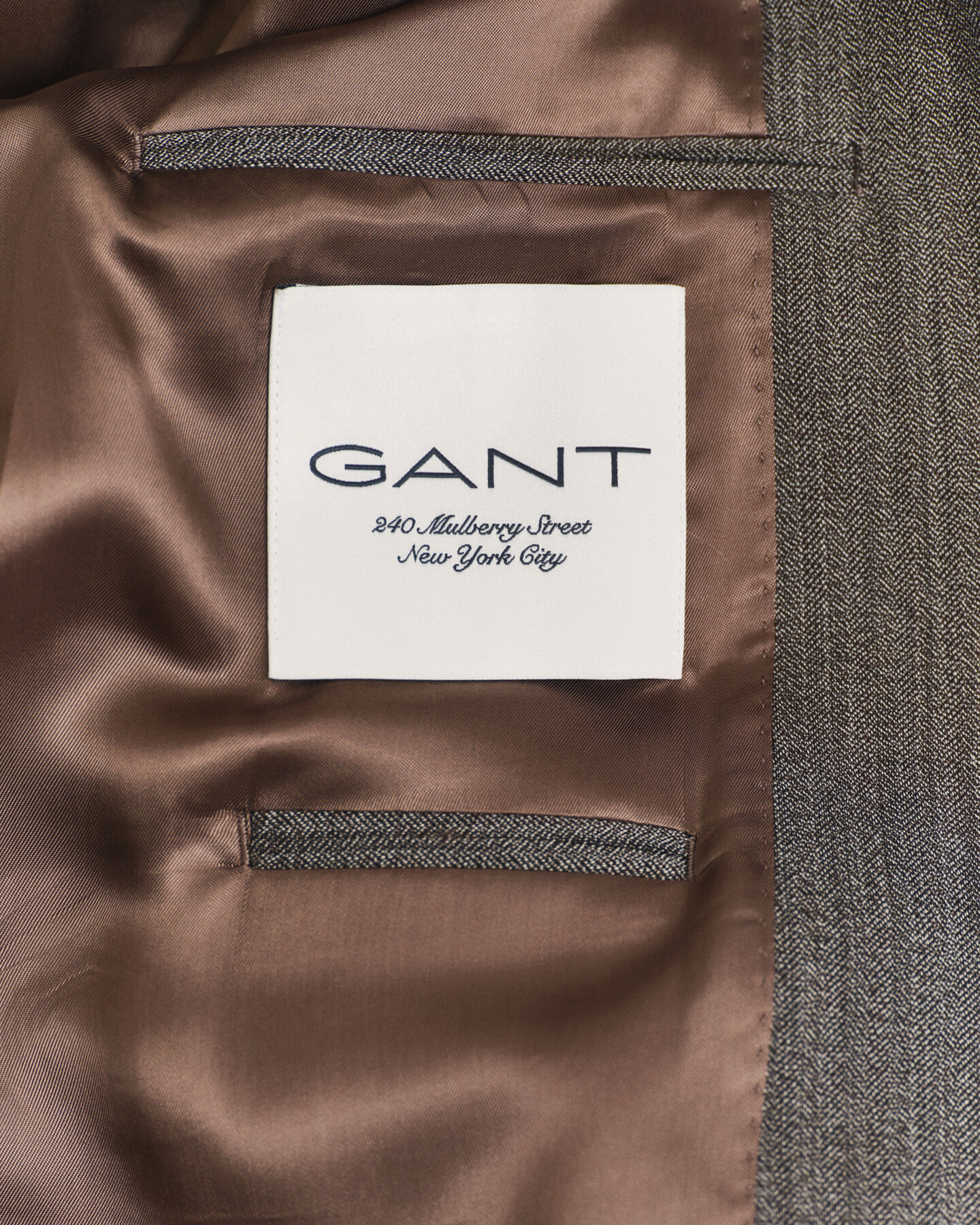 Veste de costume à chevrons