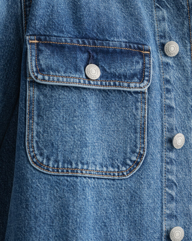 Surchemise en denim
